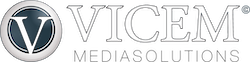 Logo Vicem Mediasolutions nebeneinander v04 250